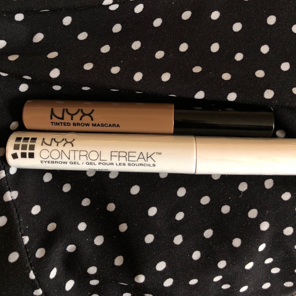 Nyx eyebrow gel and tinted mascara