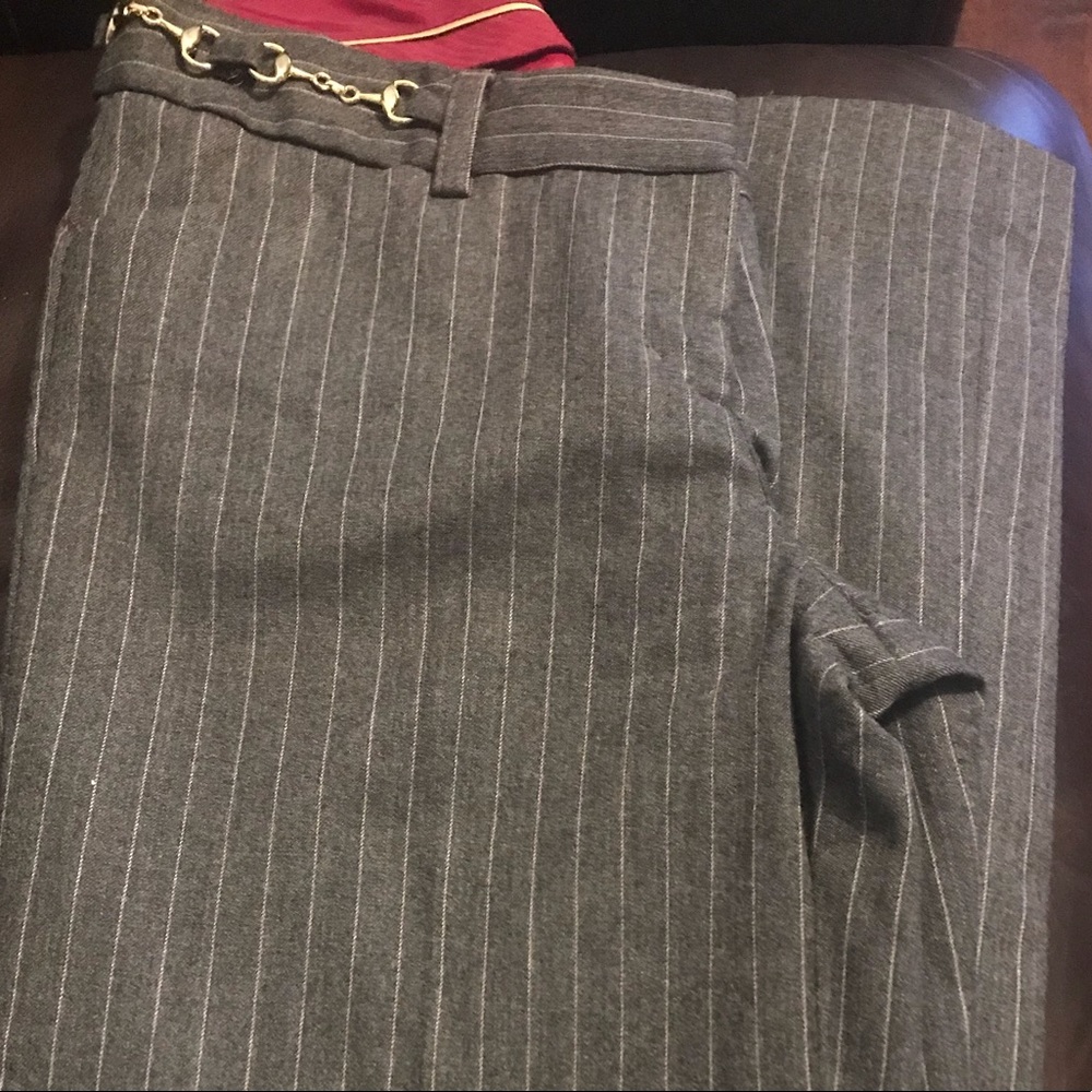 Express Editor Pants In Gray Wool - image 1