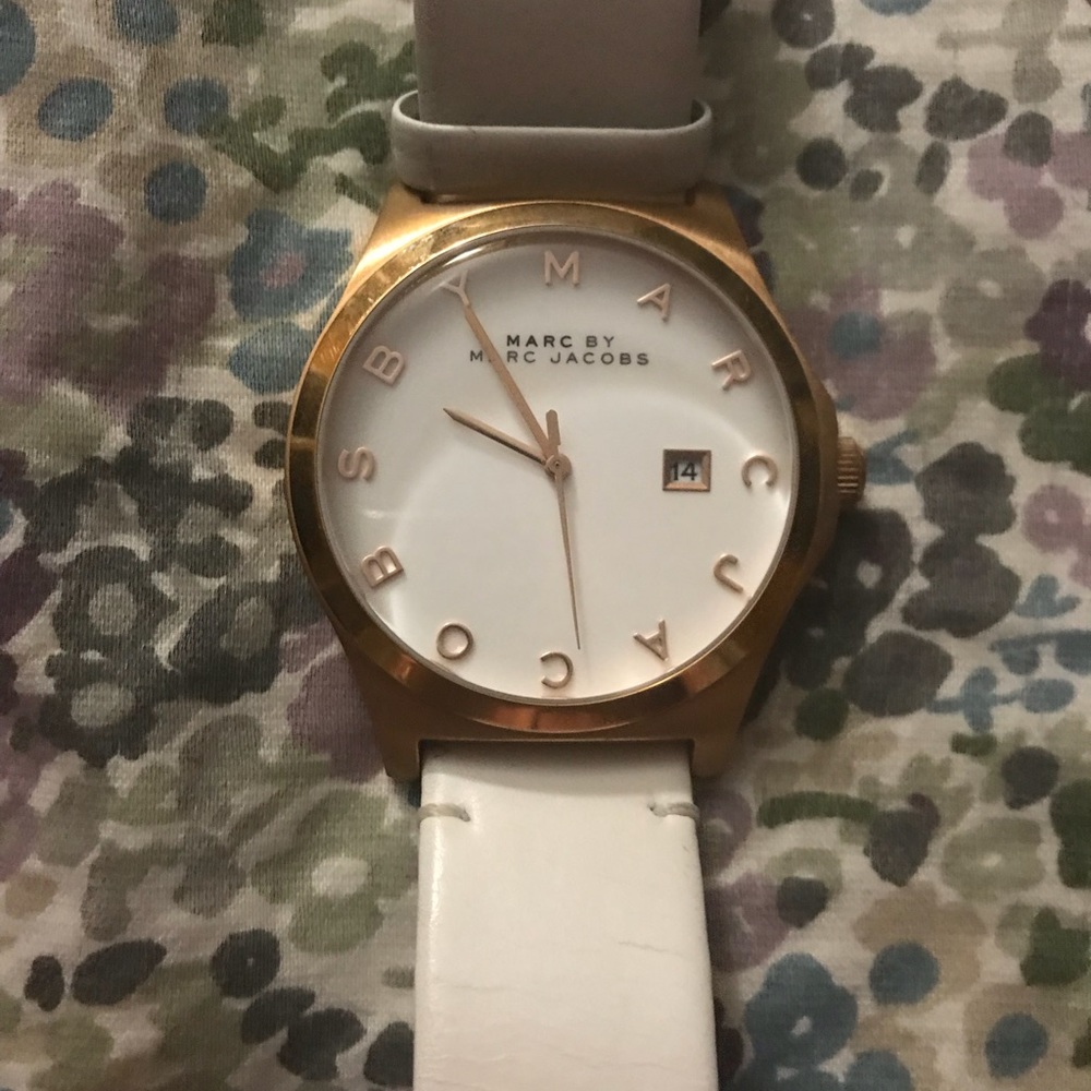 Marc by Marc Jacobs White Gold Watch