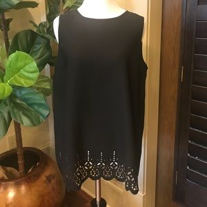 Banana Republic black sleeveless top
