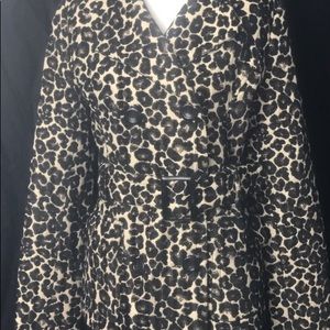 LEOPARD PRINT COAT