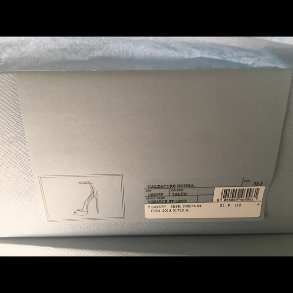 Size 35.5 Brand New Prada ankle strap heels - Picture 4 of 8