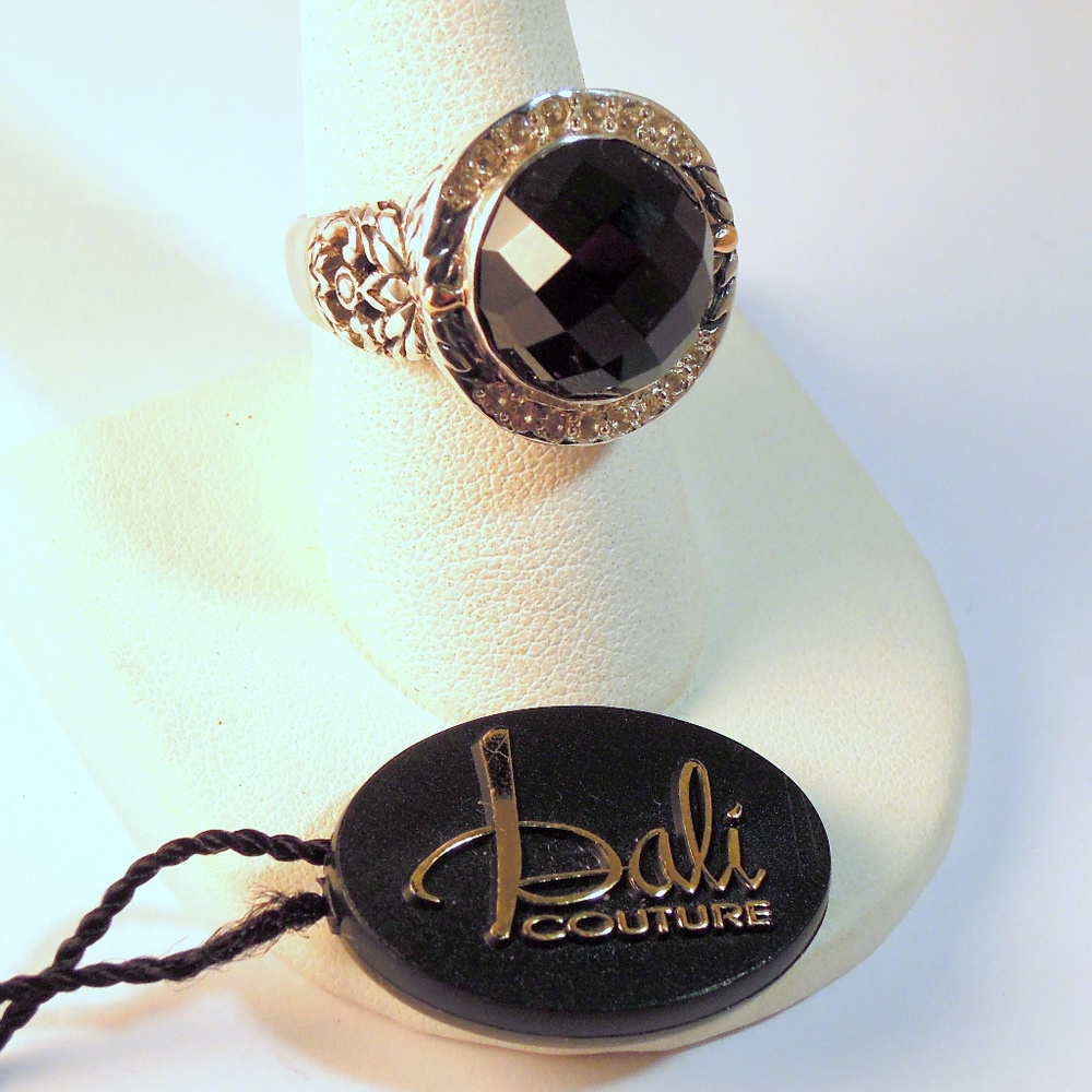 NWT BALICOUTURE STERLING SILVER/18K 71/2" RING