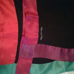 Oscar de la Renta Vintage silk scarf