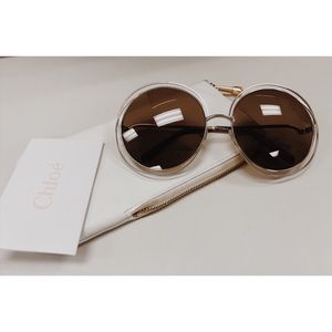 Authentic ✨ Chloe 62mm Oversized Sunglasses