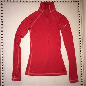 NIKE Women’s Pro ‘Warm’ Half Zip Long Sleeve Shirt