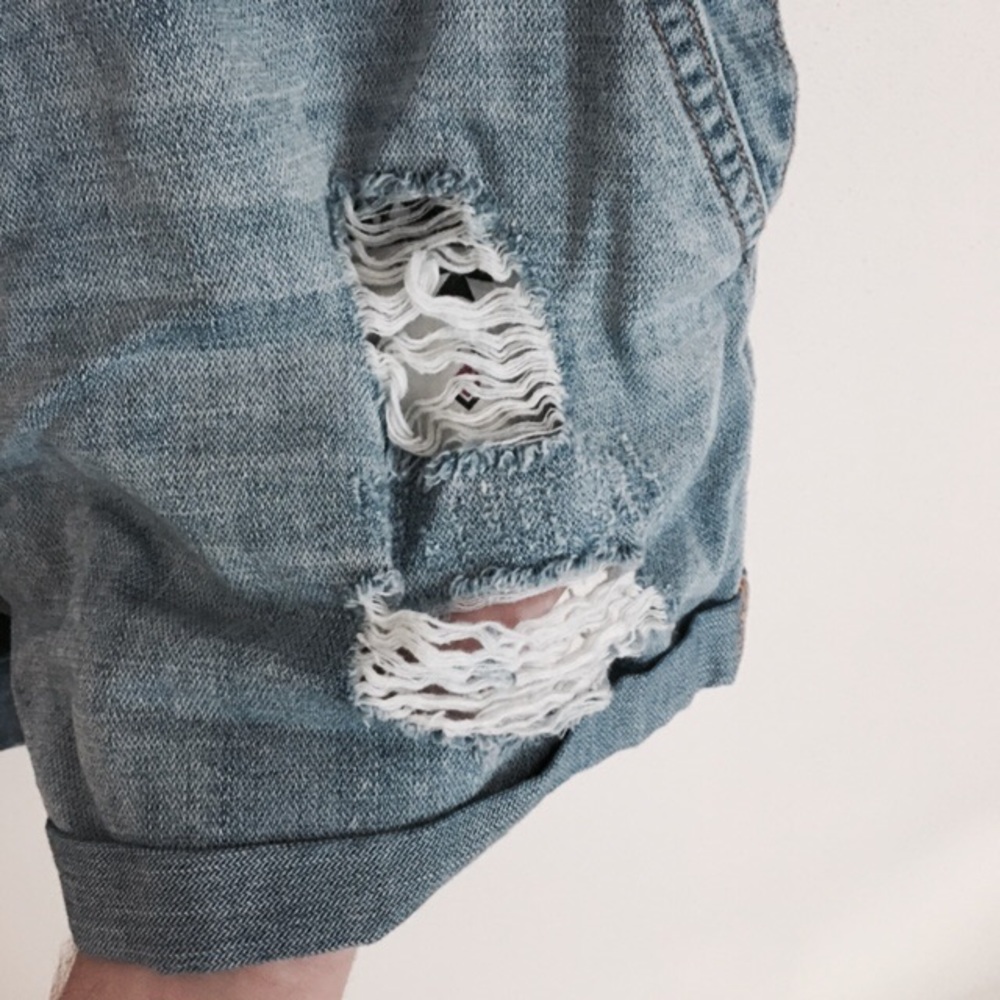 Forever 21 | Distressed Overalls - Picture 2 of 6
