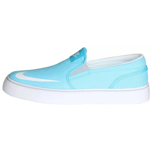 Nike toki slipon blue white women's shoes - Picture 3 of 8