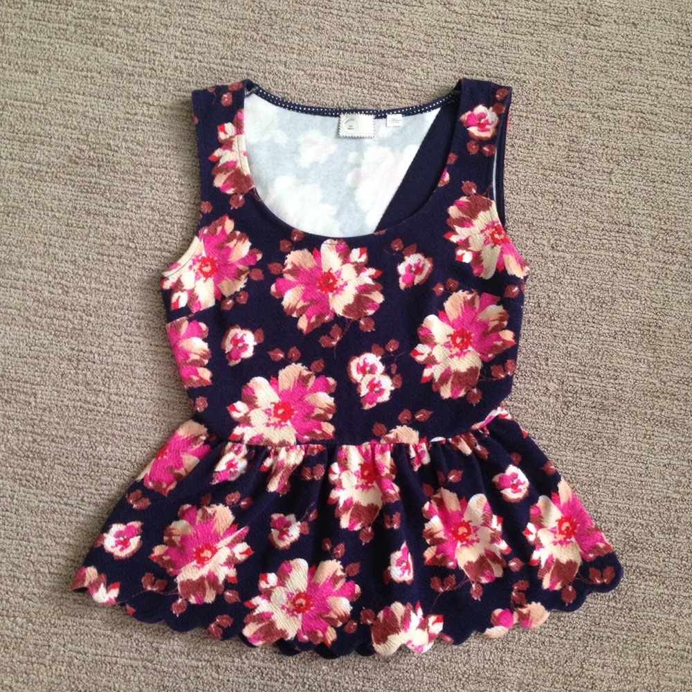 Anthropologie Postmark peplum top