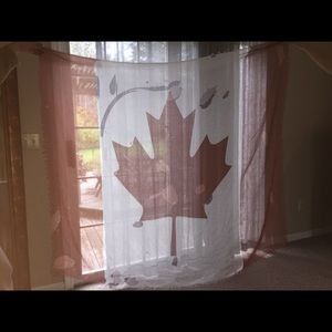 Free People Canadian Flag Scarf