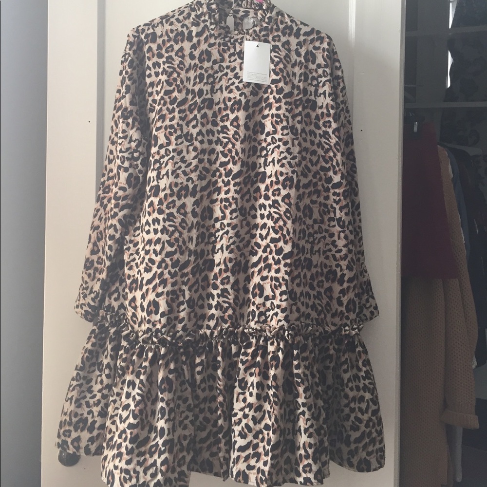 ASOS leopard print dress with tags