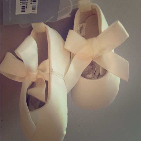 ivory ballet slippers