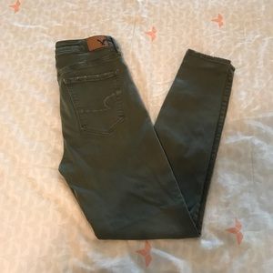 American Eagle super hi rise jeggings