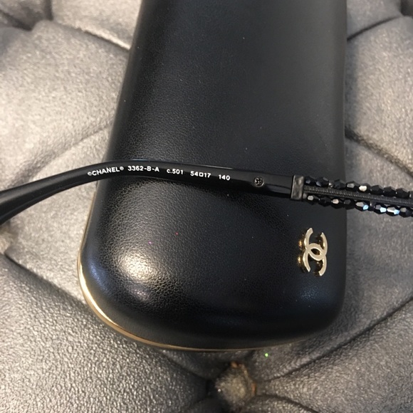 Chanel black beaded eye glasses 🕶 - Picture 5 of 8