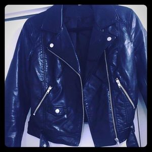 FAUX LEATHER MOTO