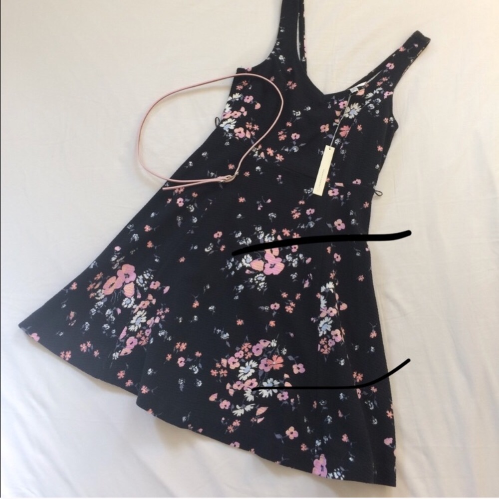 Black floral LC by Lauren Conrad dress