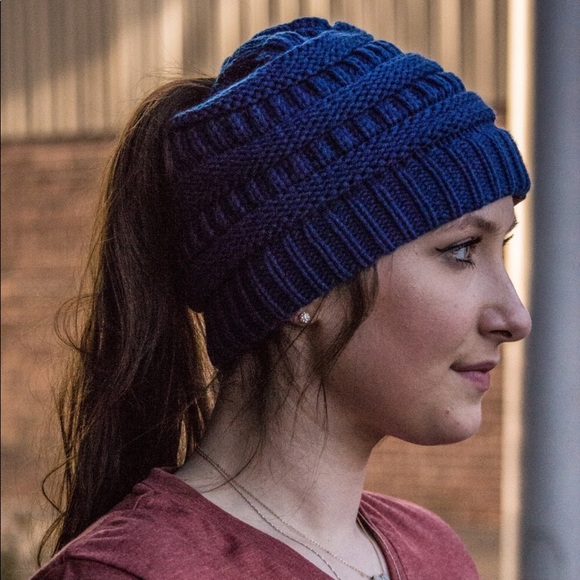 Kyoot Klothing Accessories - Ponytail Beanies...the latest Craze: Price Drop!