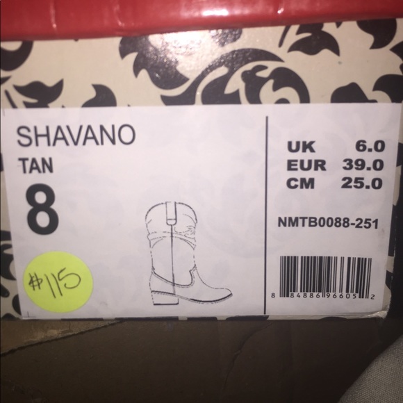 NWOT BROWN LEATHER FASHION COWGIRL BOOTS - Picture 7 of 7