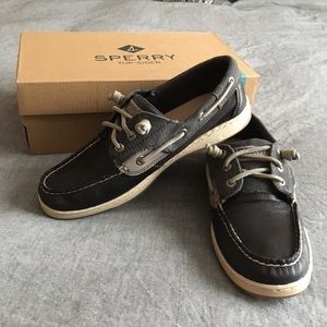 Sperry “Ivyfish” Waxed Black Shoes