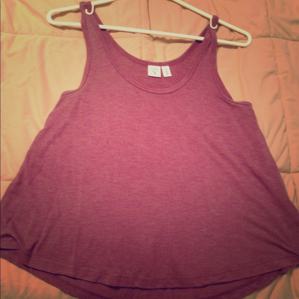 Wine colored crop top