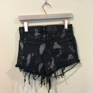 Levi's Shorts - Levi's black acid wash ripped jean shorts Levi's Shorts - Levi's black acid wash ripped jean shorts