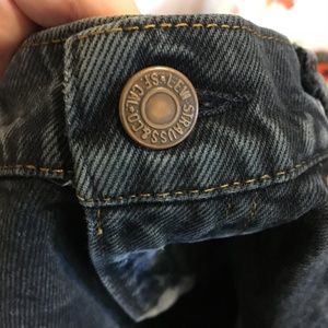 Levi's Shorts - Levi's black acid wash ripped jean shorts Levi's Shorts - Levi's black acid wash ripped jean shorts