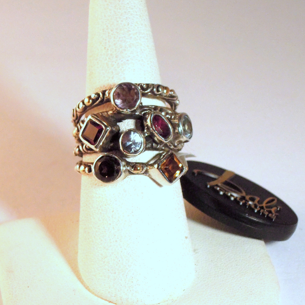 NWT BALI COUTURE SIZE 7 STACK RING
