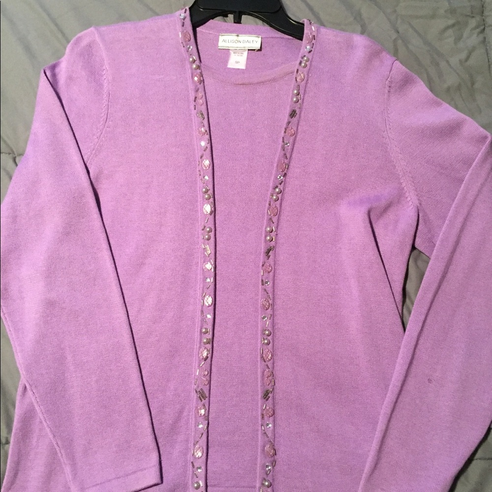 Allison Daley small lavender sweater