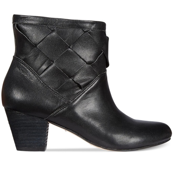 Distressed Woven Leather Western Cowgirl Boots - Picture 8 of 8