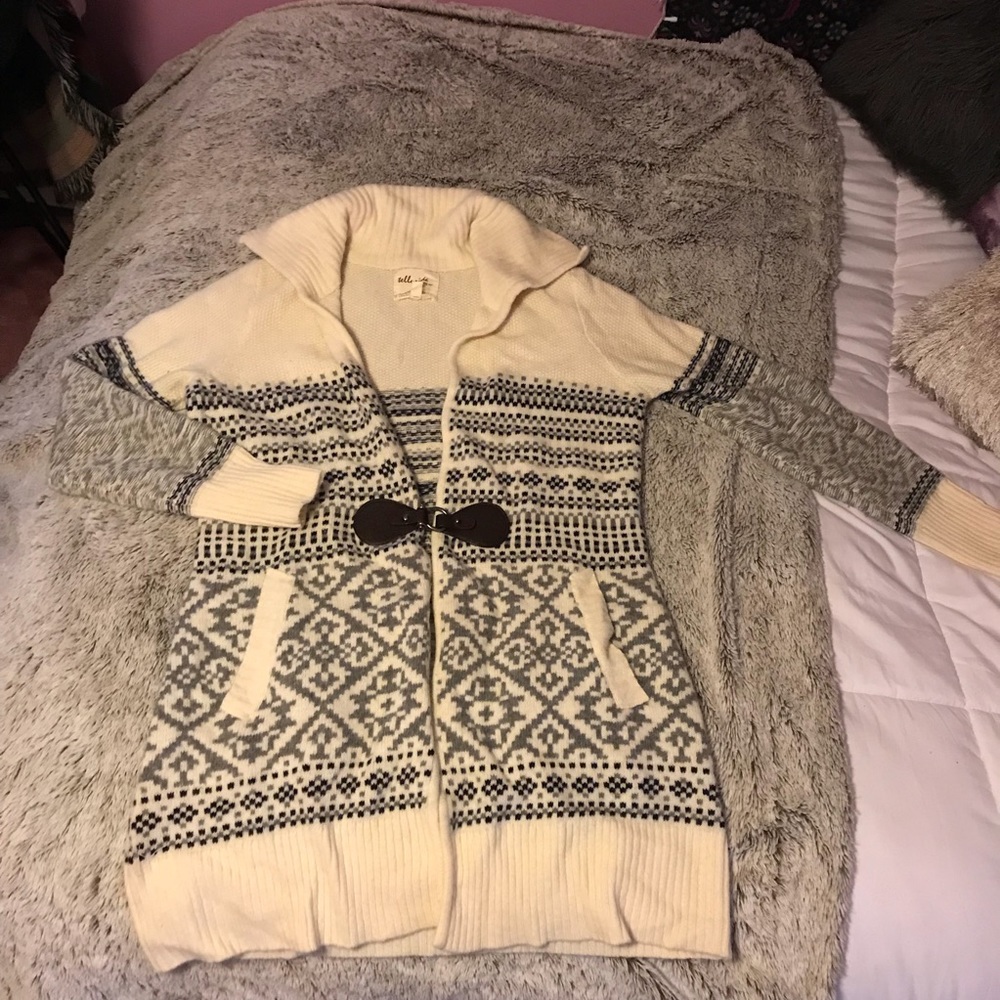Wool cardigan