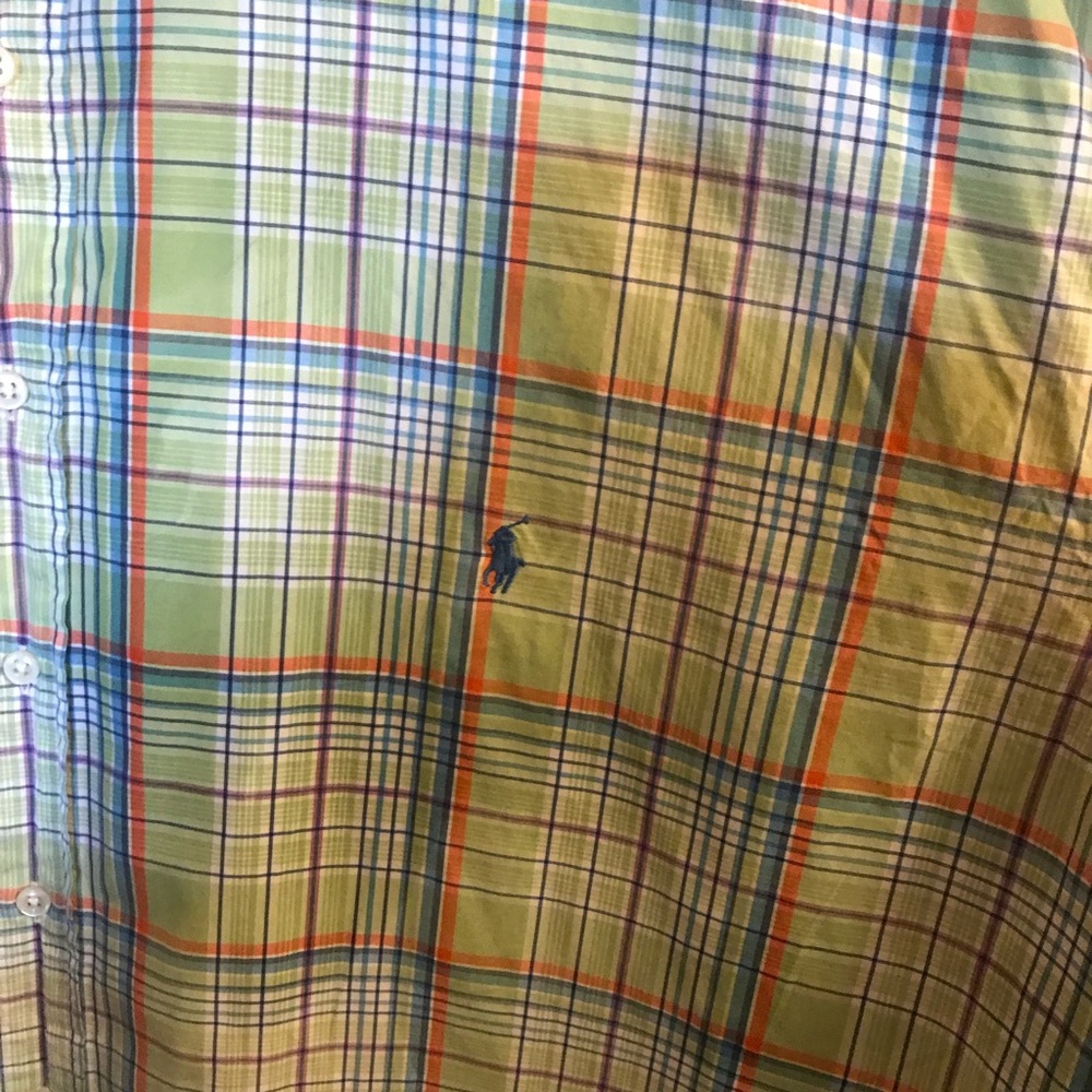 Authentic Button Down Polo Shirt - image 4