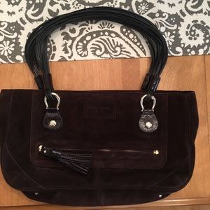 Kate Spade
Choc Brown Suede Shoulder Bag