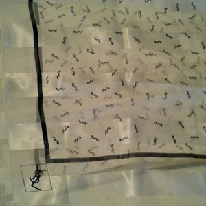 Yves Saint Laurent silk scarf