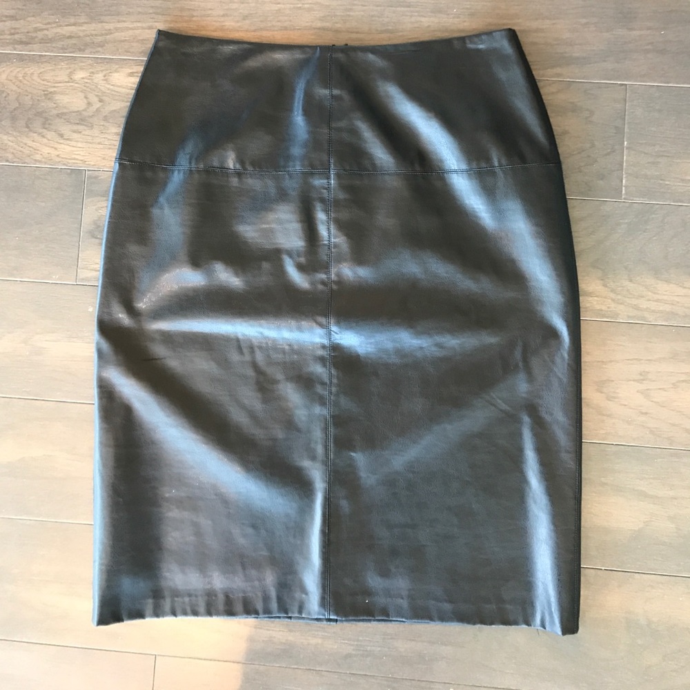 Black Leather Skirt