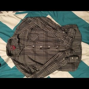 Checkered button down