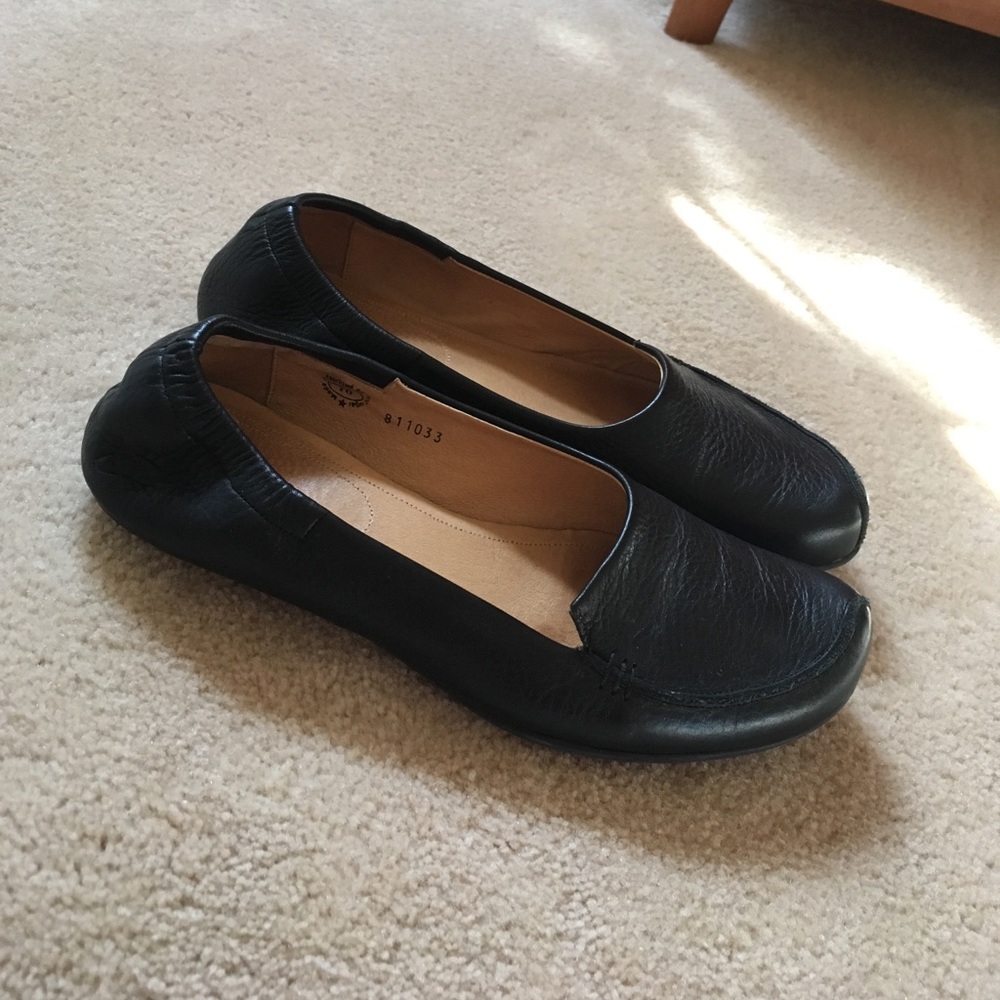 John Fluevog black flats