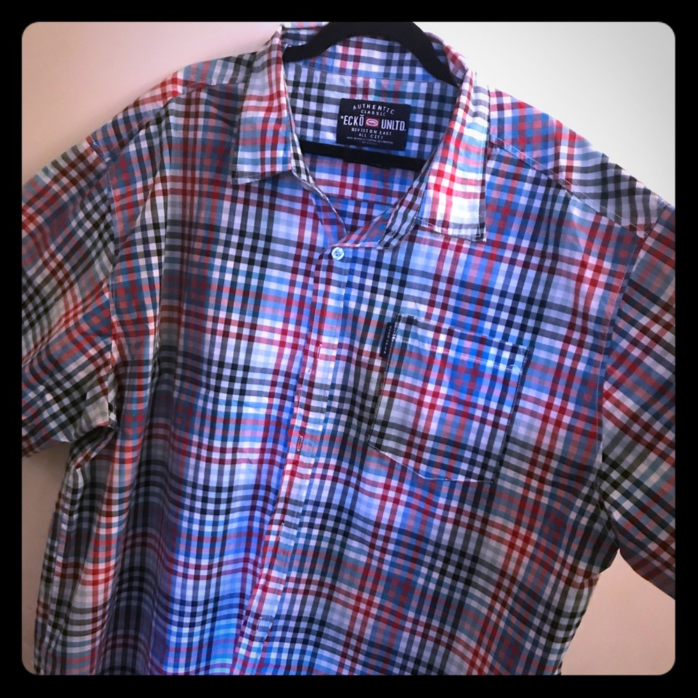 Authentic button down ecko shirt