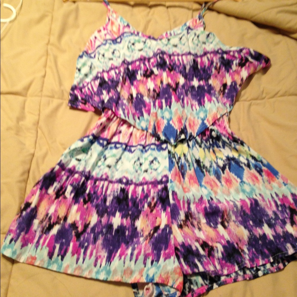 Fun printed romper