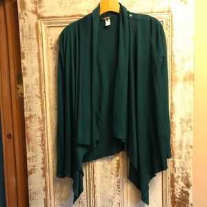 Green Cardigan Sweater