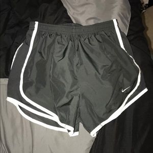 Gray Nike shorts
