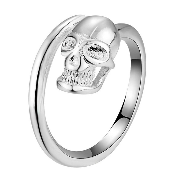 Jewelry - 925 Sterling Silver Skeleton Ajustable Wrap Ring