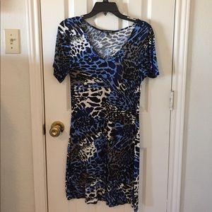 Blue Print Dress