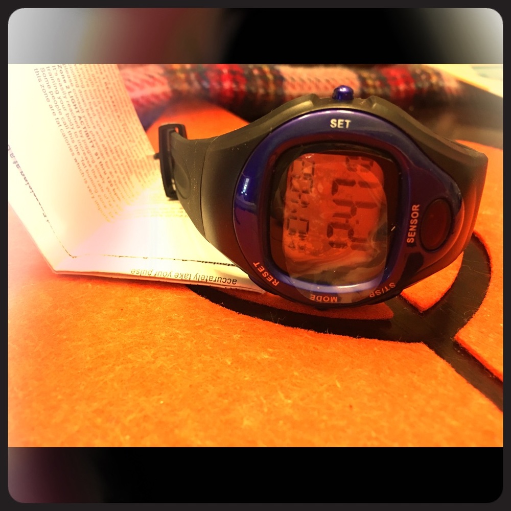 *Clearance* Heart Rate Monitor watch w/pedometer