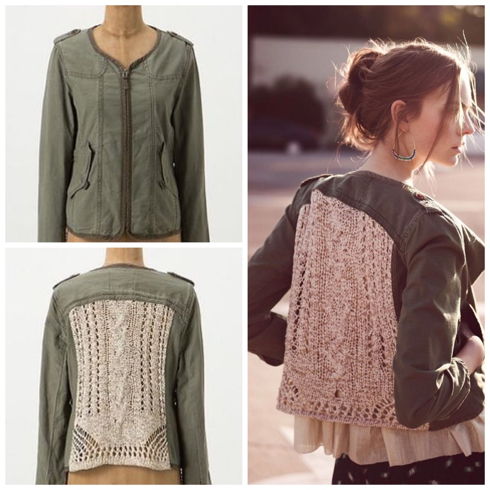Daughters of Liberation Openwork Army Jacket