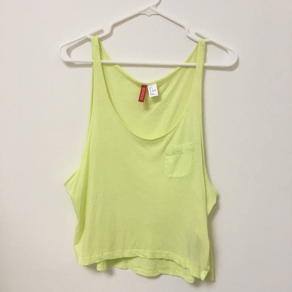 Lemon Lime Loose Fitting Tank Top
