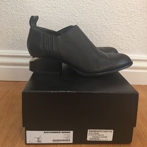 Alexander Wang black leather Kori boot size 39