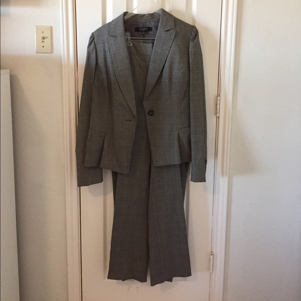 Gray Pantsuit
