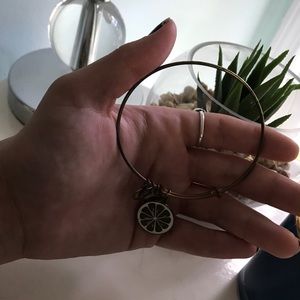 Alex and ani lemon charm bracelet
