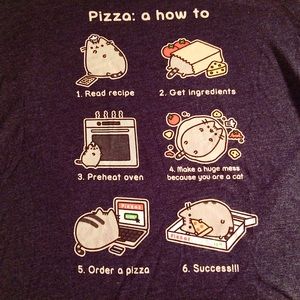 SOLD Pusheen Pizza T-Shirt