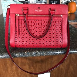 Red kate spade purse